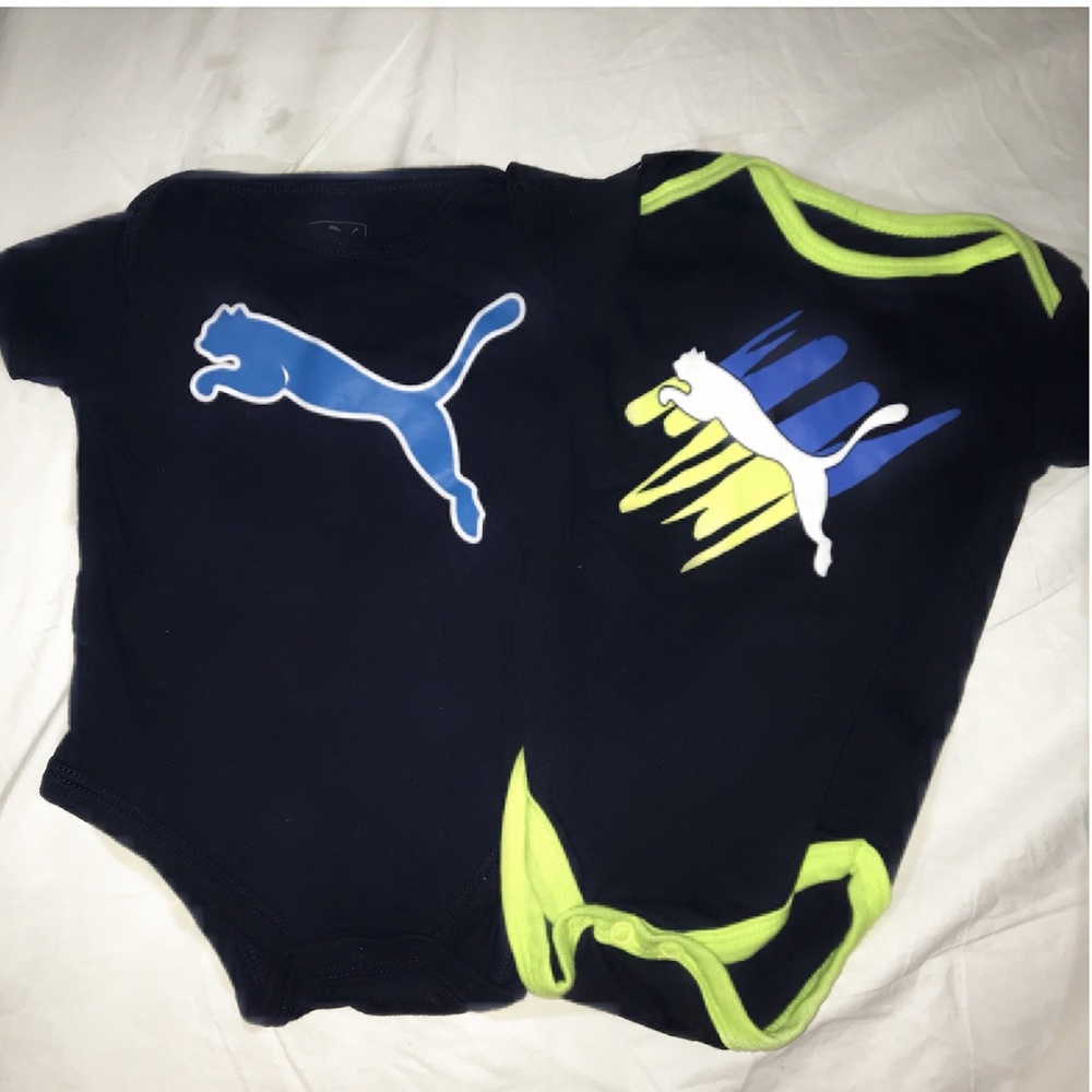 0-3month baby boy puma onesie